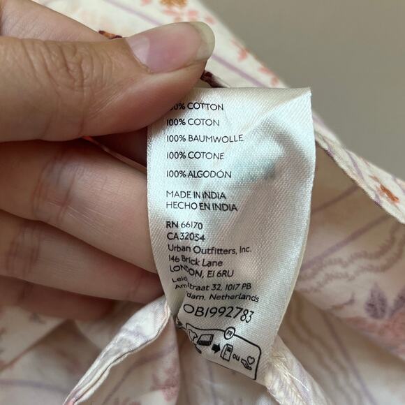 Free People Gaia Floral Printed Mini Bubble Skirt Size L - Picture 6 of 6